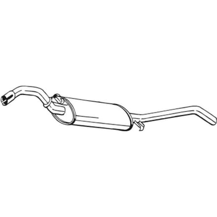 Geluiddemper achter BOSAL 279-385