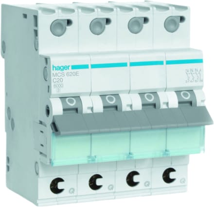 Hager Quickbusbar Stroomonderbreker - MCS620E - E2ZRP