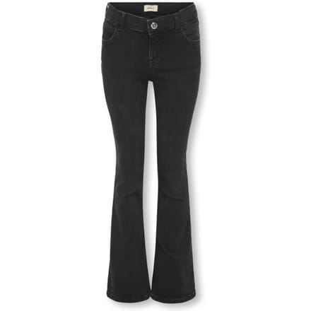 ONLY kids meisjes spijkerbroek BLUSH MID Washed Black Flared Fit