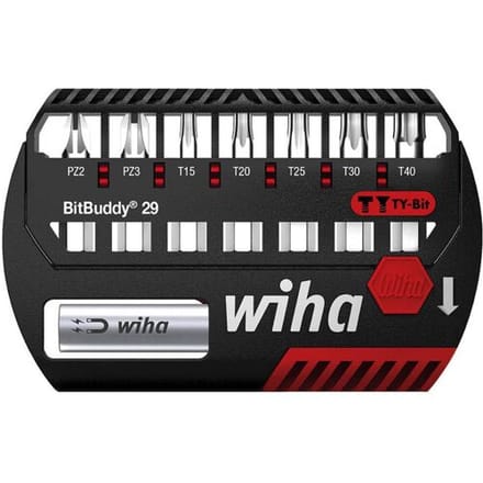 Wiha 42139 Bitset 8-delig Kruiskop Pozidriv, Torx plus
