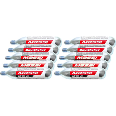 Massi Co2 Patroon 25g 10 Eenheden Zilver 25 g