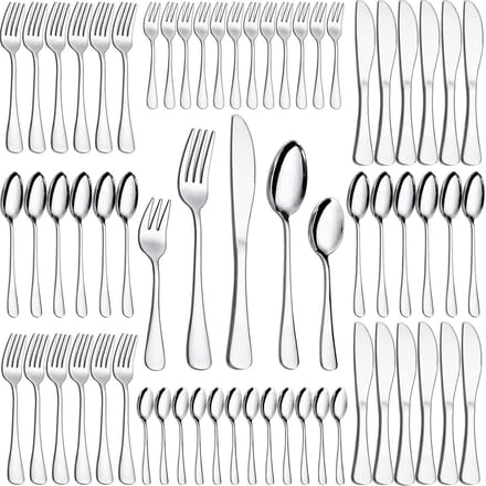 CLVP® Bestekset 8 Persoons - Vaatwasserbestendig - RVS - Zilver