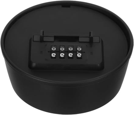Verstevigde Zwarte Code Slot Box voor Meubels met Verborgen Compartimenten en Sleutelhanger