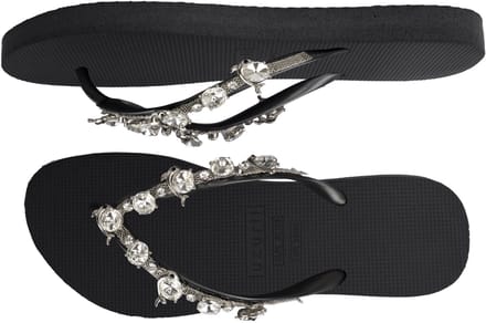 Uzurii | Teenslippers | Dames | Zwart | Maat 41/42