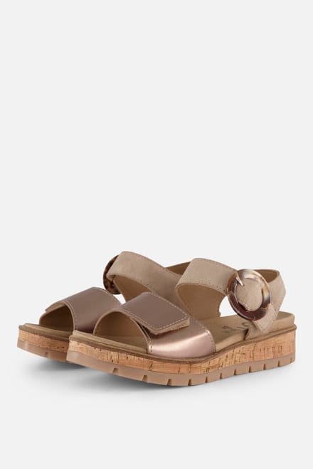 Feyn Sandalen beige Leer - Maat 37