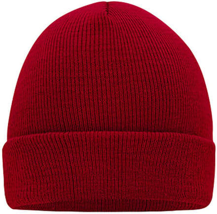 Myrtle Beach 'Knitted Cap' Beanie Burgundy/Rood