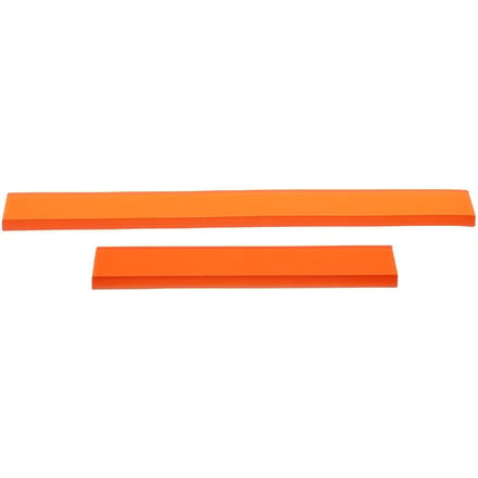 2Pcs Putty Scraper Arc Shaped Bendable High Resilience Plaster Repair Tool Wall Cutter Filler Applicator 30cm 50cm for orange