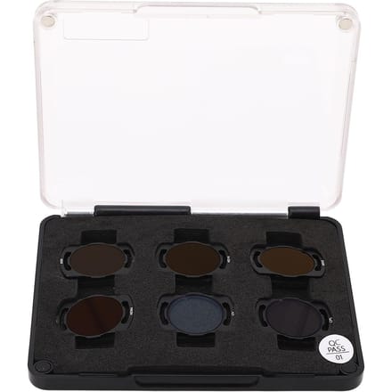 6 Stuks Drone Filter Lens UV CPL ND8 ND16 ND32 ND64 Aluminiumlegering Frame Optisch Glas voor Avata O3 black