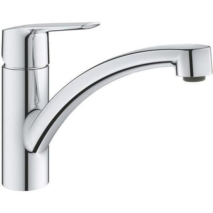 GROHE Start Keukenkraan - Eéngreeps - 140° Draaibereik - Lage Uitloop - chroom