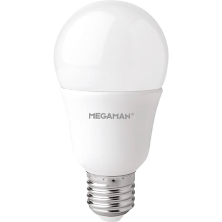 MEGAMAN LED lamp E27 A60 11W opaal, warmwit