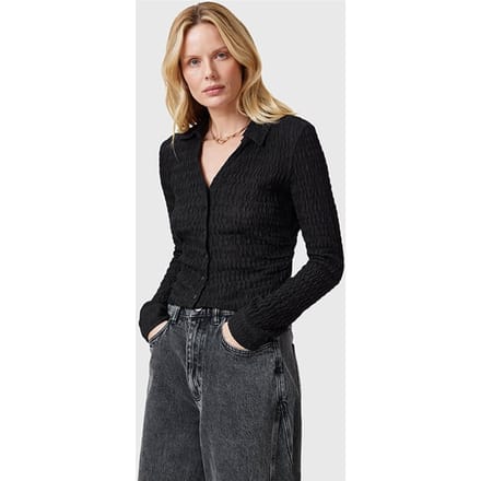 AllSaints Connie Shirt Black Taglia: 8 | Magliette intime Outlet | Donna | Nero