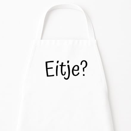 Go Mama - Keukenschort – Eitje? – Grappig kookschort – Humoristisch cadeau – Perfect voor kerst of Sinterklaas