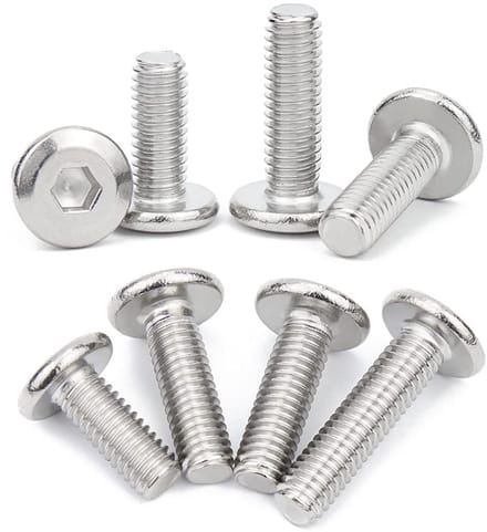 Meubelschroeven Inbusbouten Roestvrij Staal M4x30mm - 30 Stuks