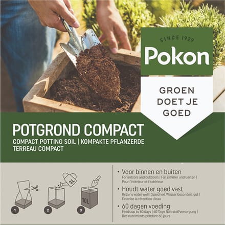 Pokon - Kokos Potgrond Compact - 3 x 10 liter - Voordeelverpakking