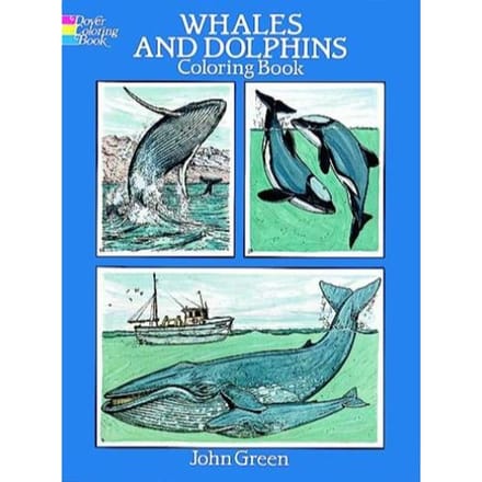 Whales And Dolphins: Colouring Book - Green, John