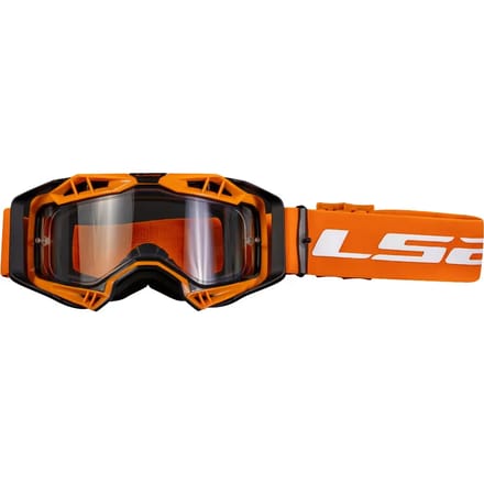 Ls2 Aura Enduro Off-road Bril Oranje Clear/CAT0