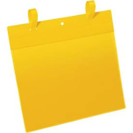 Documententassen met ophanglus, B 297 x H 210 mm (A4 liggend), 50 st., geel