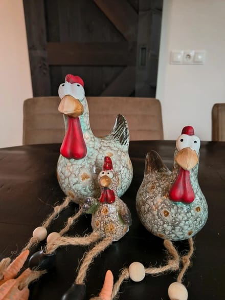 Kip - klein - Bungel pootjes