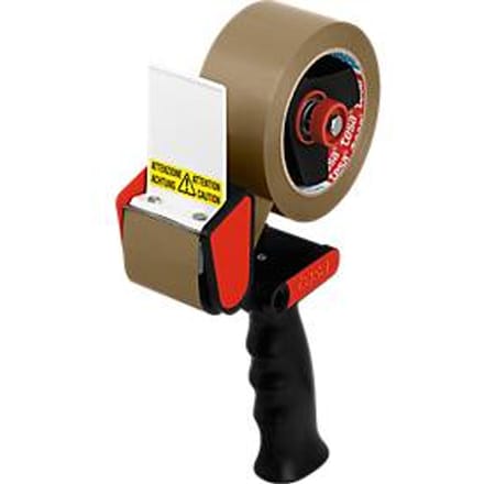 tesa Tapedispenser Blauw, Rood Rolbreedte (max.): 50 mm Rollengte (max.) 66 m Met reminrichting, Mes verwisselbaar