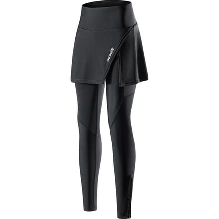 Damesfietskleding Siliconen sponspad Lange broek Snel drogend Ademend Hoge elasticiteit S black