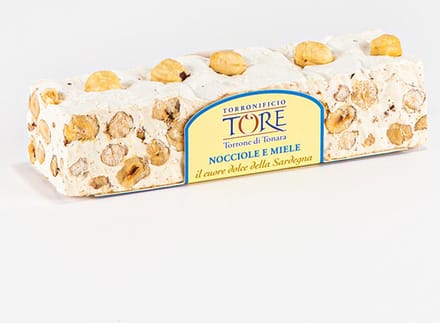 Hazelnoot Nougat (Torrone) uit Tonara (Sardinië)