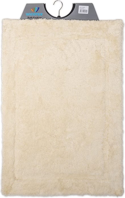 Wicotex - Badmat Creme - Badmat - Antislip onderkant - Afmeting 60x90cm