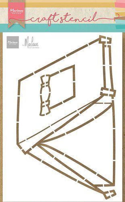 Marianne Design Craft stencil Tent van Marleen