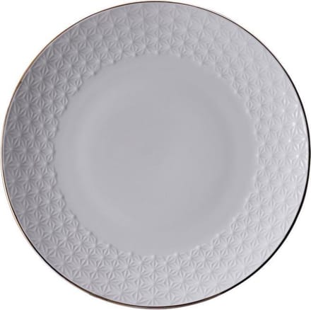 Tokyo Design Studio - Nippon White Gold Rim Plate 27.5cm Star