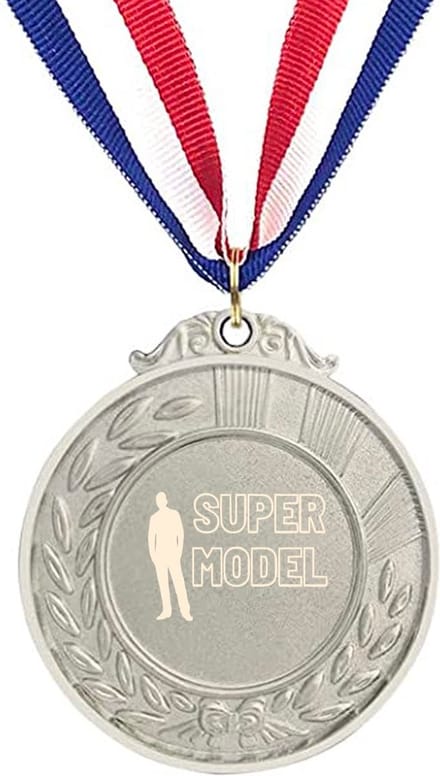 Akyol - super model medaille zilverkleuring - Model - familie vrienden - cadeau
