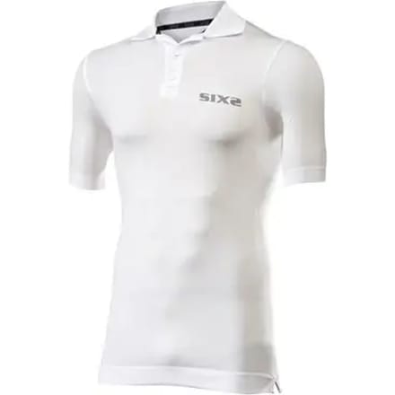 Sixs Korte Mouw Poloshirt Wit S Man
