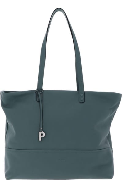 PICARD Leren schoudertas shopper Legere Eco Shopper Palm Leaf groen