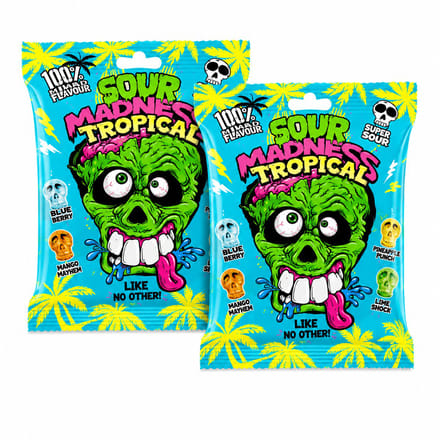 Sour Madness Tropical 2 Stuks