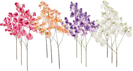Emerald - Kunstbloem Pronkerwt 75cm - Set van 12 - Kunstplant voor binnen