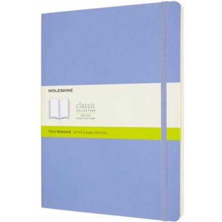 Moleskine Classic Notitieboek - Extra Large - Softcover - Blanco - Hortensia Blauw