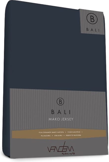 Bali - Van Dem - Mako Jersey - Splittopper Hoeslaken - 200 x 200 cm - marine