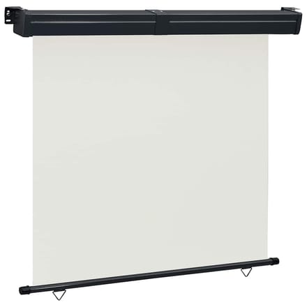 vidaXL - Balkonscherm - 165x250 - cm - crèmekleurig