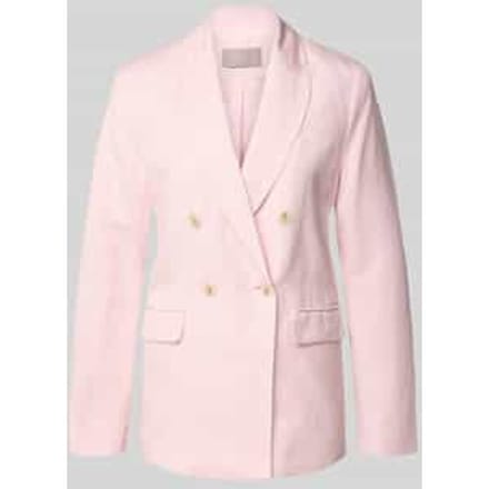 regular fit blazer van linnenmix met viscosemix met viscose
