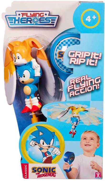 Smooshzees speelgoed Sonic the Hedgehog en Tails actiefiguren.