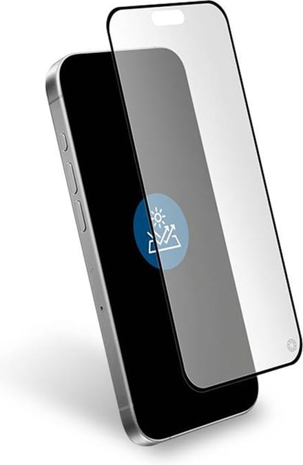 Force Case, Screenprotector geschikt voor iPhone 16 Pro Max - Matte Anti-Reflectie Organic Glass, Transparant