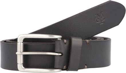 Marc O'Polo Leren riem Enno Belt W100 Grey grijs