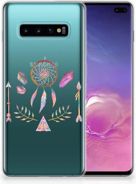 Samsung Galaxy S10 Plus Telefoonhoesje met Naam Boho Dreamcatcher