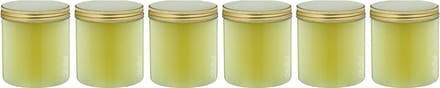 Bodyscrub-Gel Hamam - 400 gram - Pot met gouden deksel - set van 6 stuks - Hydraterende Lichaamsscrub