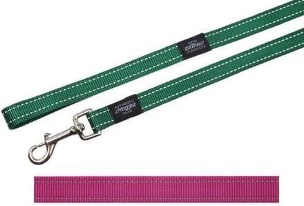 Rogz Utility Lange Lijn Roze - Hondenriem - 180x2 cm