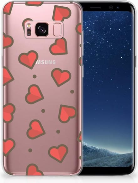 Samsung Galaxy S8 TPU bumper Hearts