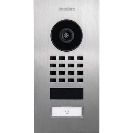 DoorBird D1101V Unterputz Video-deurintercom via WiFi WiFi, LAN Buitenunit voor RVS V4A (geborsteld)