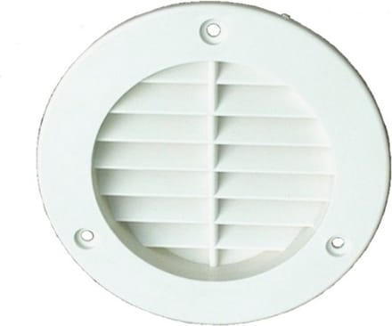 Rozet inbouw Wit rond 80mm