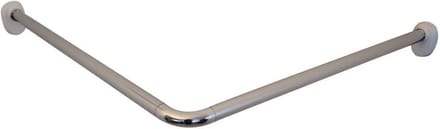 Ridder Hoekdouchegordijnrail Universeel 25 Mm Chroom 59500