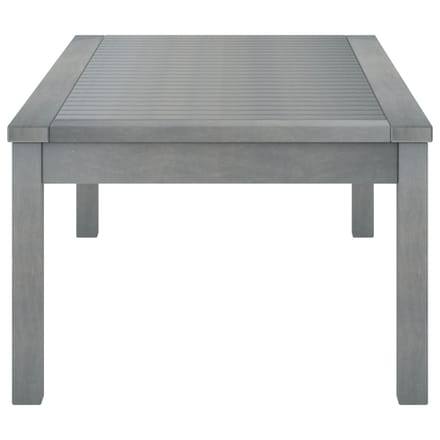 vidaXL - Salontafel - 100x50x33 - cm - massief - acaciahout - grijs
