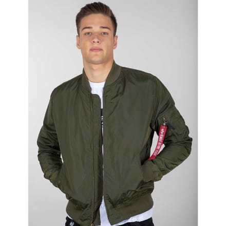 Heren Alpha industries Ma-1 Tt Bomber Jacket in Donkergroen