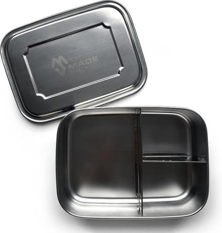 Made Sustained Rechthoekige RVS lunchbox - XL